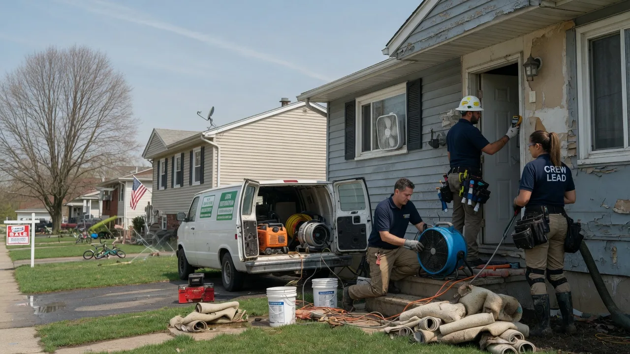 Flood Cleanup in West Newton, MA near me